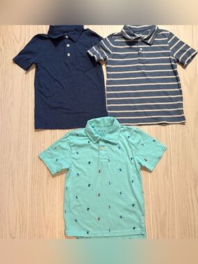 Carter’s The Children’s Place Boys Polo Shirt Bundle Size 6 Preppy School Lot 3